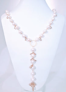 The Signature Crystal and Pearl Necklace